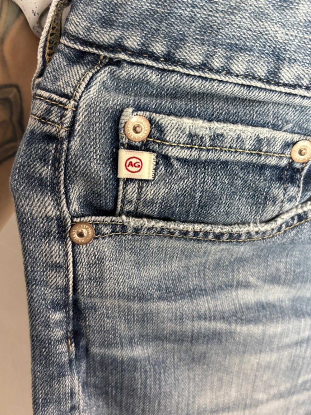AG Adriano Goldschmied Ex-Boyfriend Slouchy Slim Jeans Women's Size 27 Medium Wa - Picture 4 of 9
